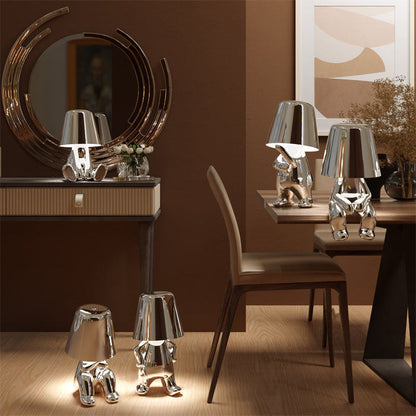 RegalGlow | Lampa stołowa Golden Man
