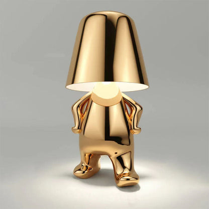 RegalGlow | Lampa stołowa Golden Man