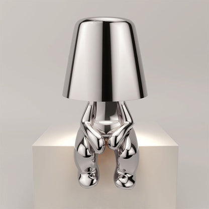 RegalGlow | Lampa stołowa Golden Man
