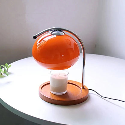 AvantGlimmer - Szklana lampa stołowa Macaron