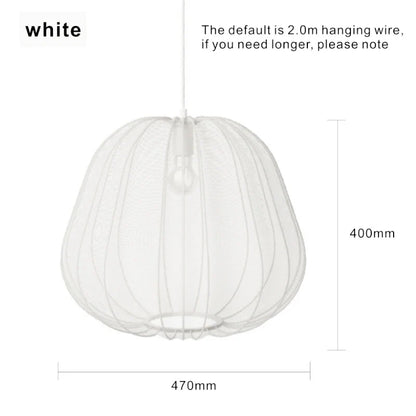 Lampy sufitowe z przezroczystej tkaniny