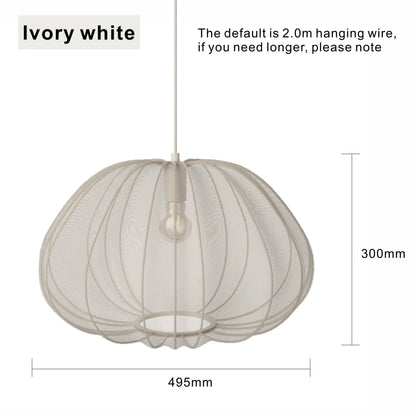 Lampy sufitowe z przezroczystej tkaniny