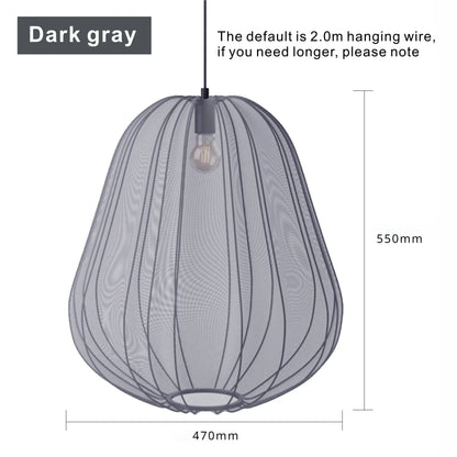 Lampy sufitowe z przezroczystej tkaniny