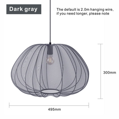 Lampy sufitowe z przezroczystej tkaniny