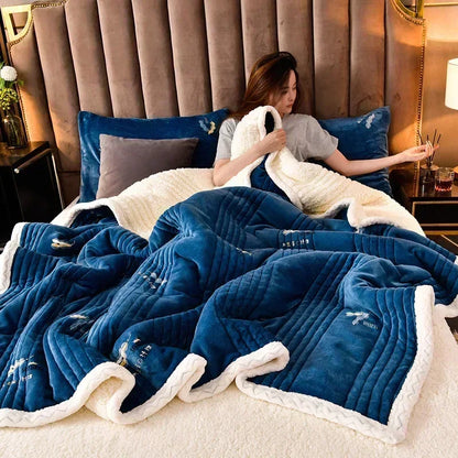 FuzzyWarmth | Puszysty koc zimowy