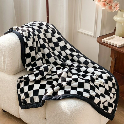 PlaidComfort | Koc flanelowy w kratę
