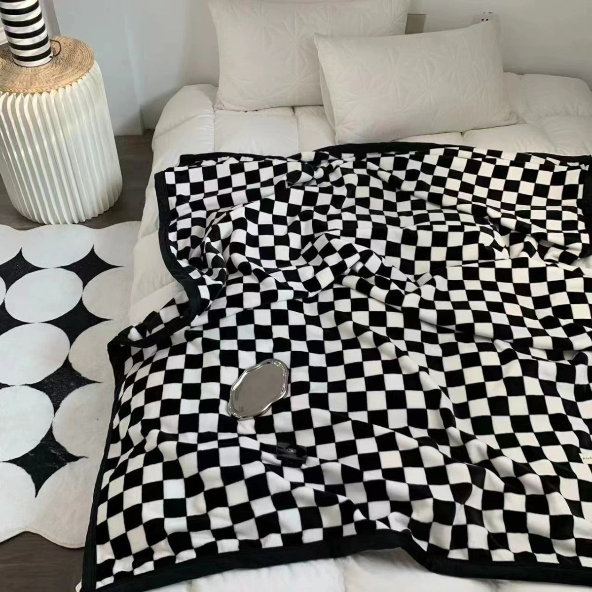 PlaidComfort | Koc flanelowy w kratę