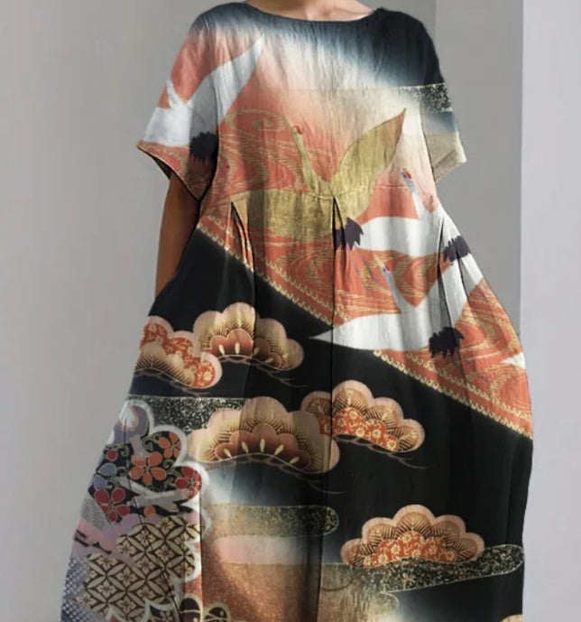 LB | Floral Pattern 3D Spersonalizowana koszulka z krótkim rękawem dla dziewczynek