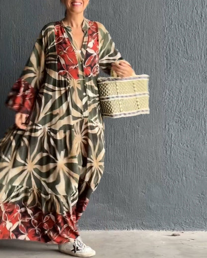 LB | Sukienka maxi Tropical Bloom