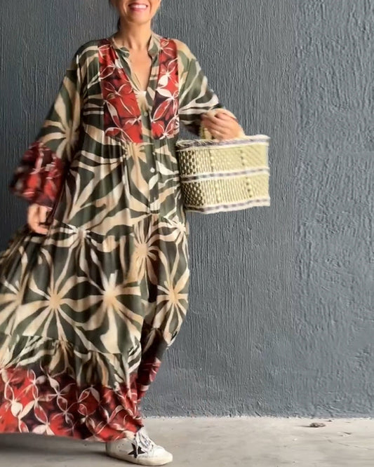 LB | Sukienka maxi Tropical Bloom