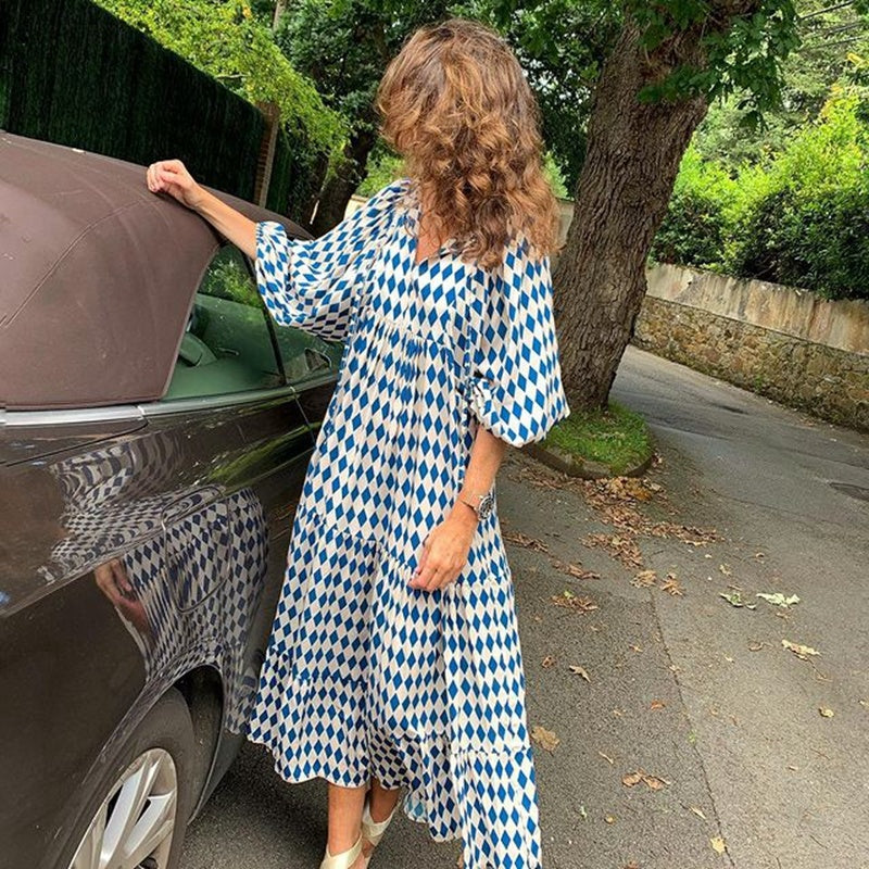 LB | Nadmorski urok boho maxi sukienka