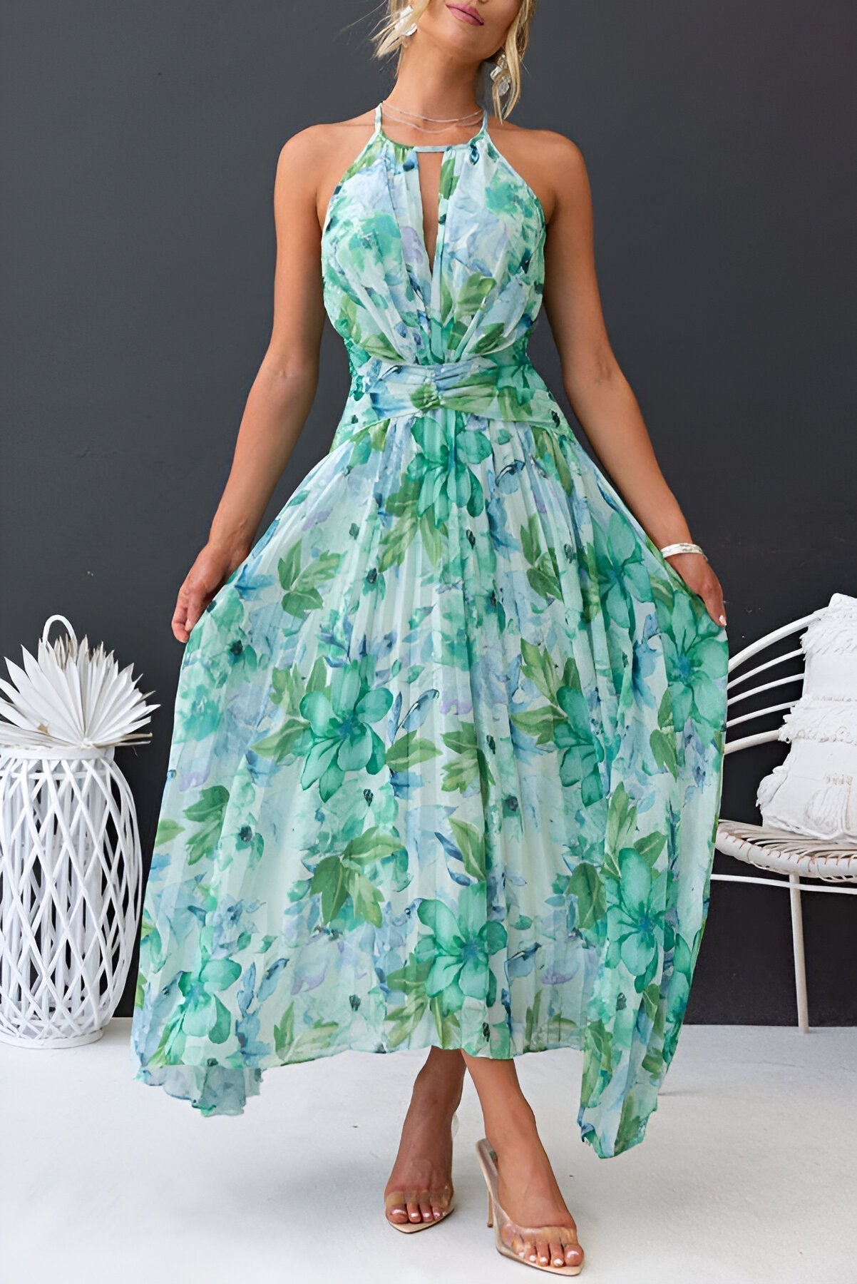 LB | Sukienka maxi Elegancka lekkość