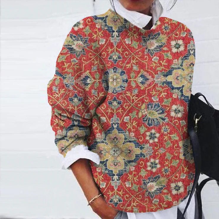 AS | Elegancki sweter z nadrukiem