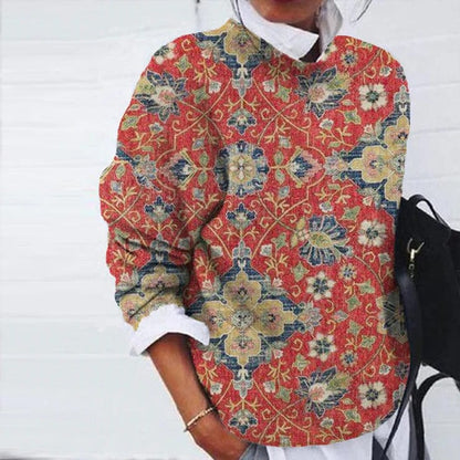 AS | Elegancki sweter z nadrukiem