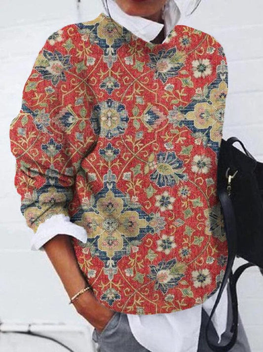 AS | Elegancki sweter z nadrukiem
