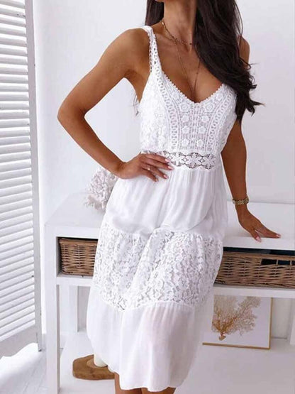 AS | Elegancka koronkowa sukienka boho