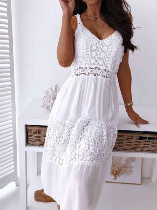 AS | Elegancka koronkowa sukienka boho