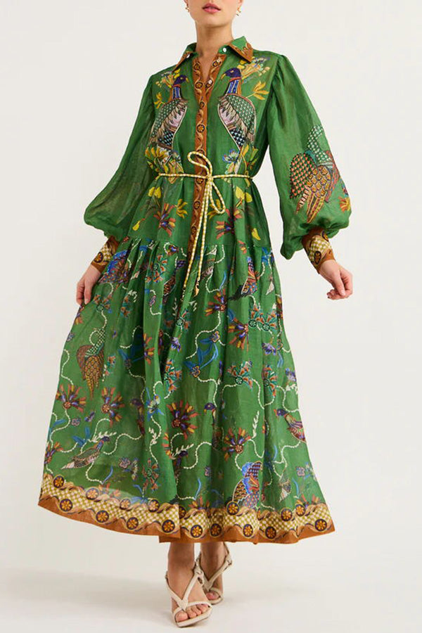 LB | Sukienka midi Majestic Garden