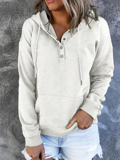LB | Elegancka i swobodna bluza z kapturem