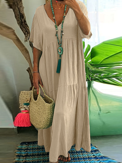 LB | Casualowa sukienka maxi plus size