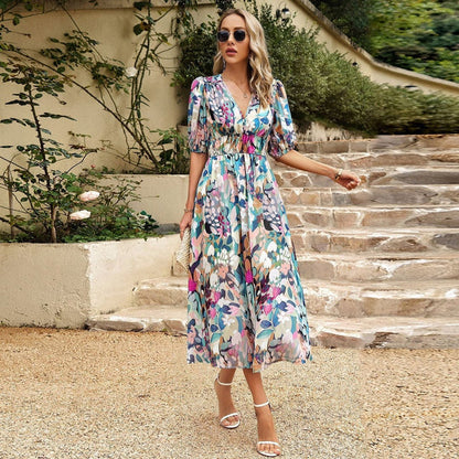 LB | Letnia sukienka midi