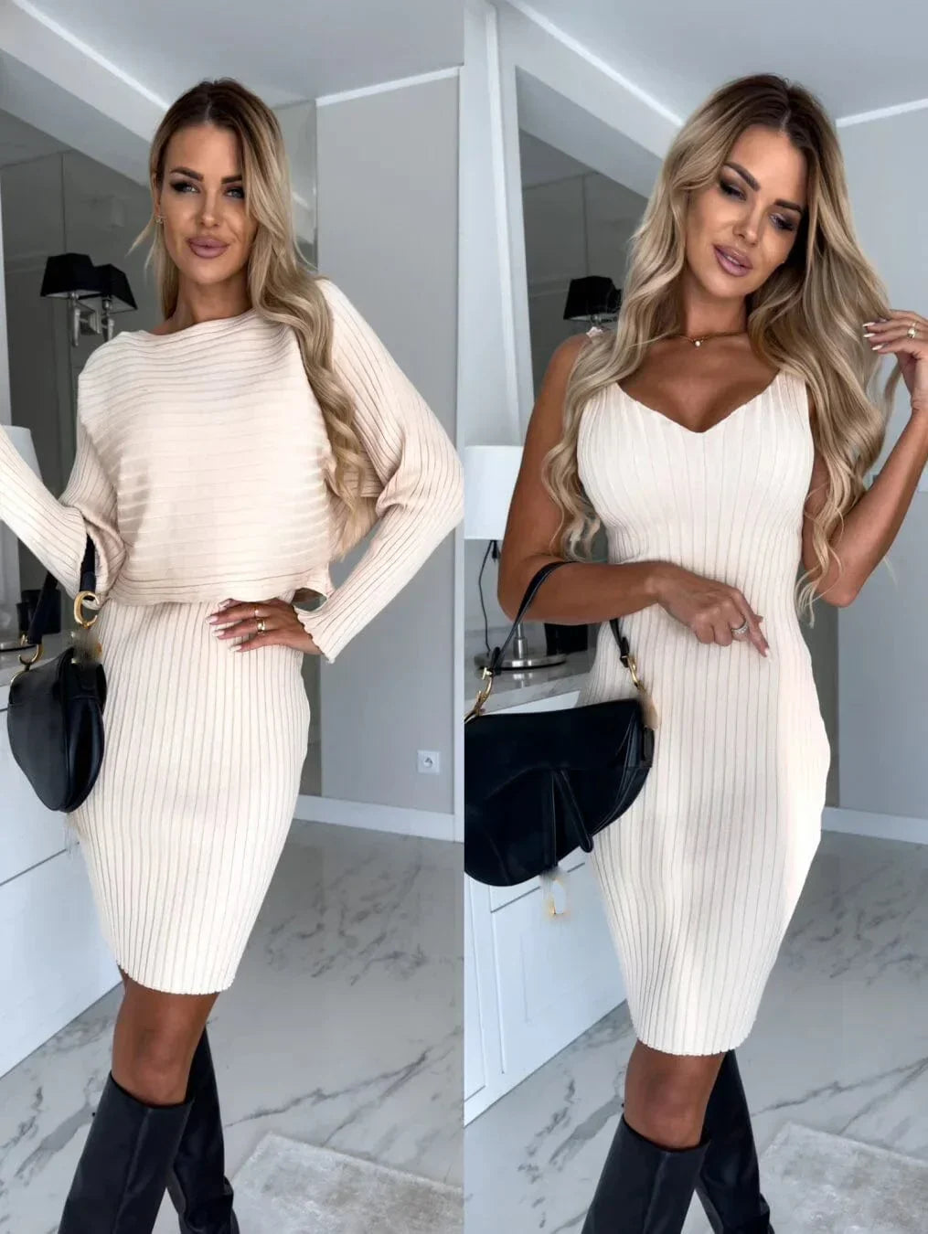AS | Modny damski sweter z dzianiny