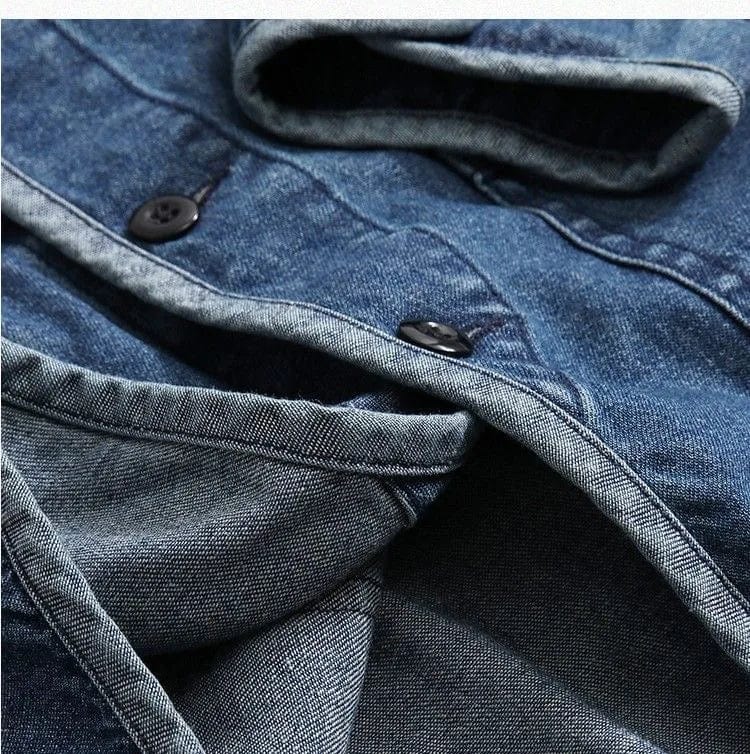 AS | Dżinsowa kurtka v-neck Vintage