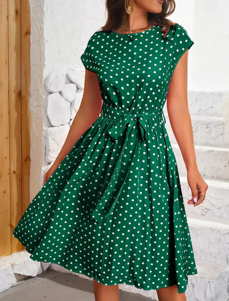 LB | Sukienka w kropki w stylu vintage, elegancka