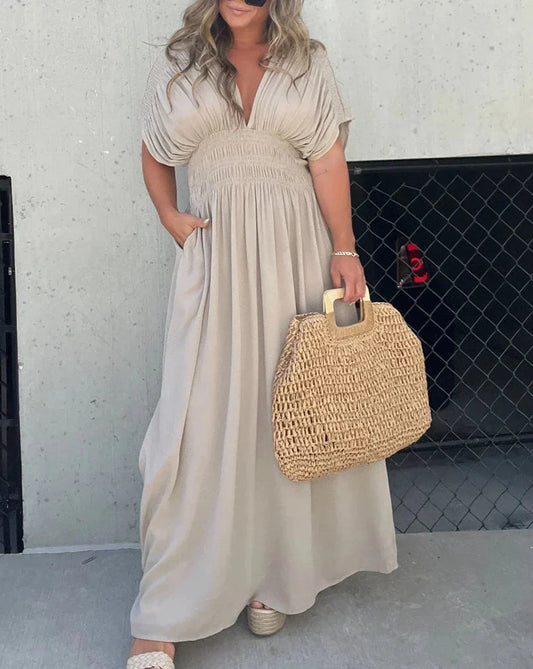 LB | Elegancka sukienka maxi