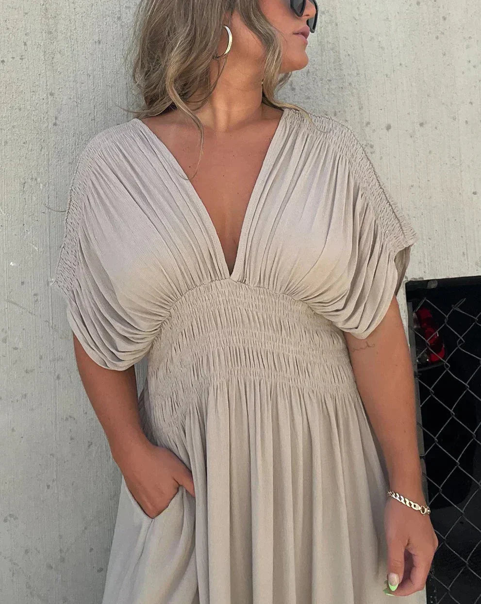 LB | Elegancka sukienka maxi