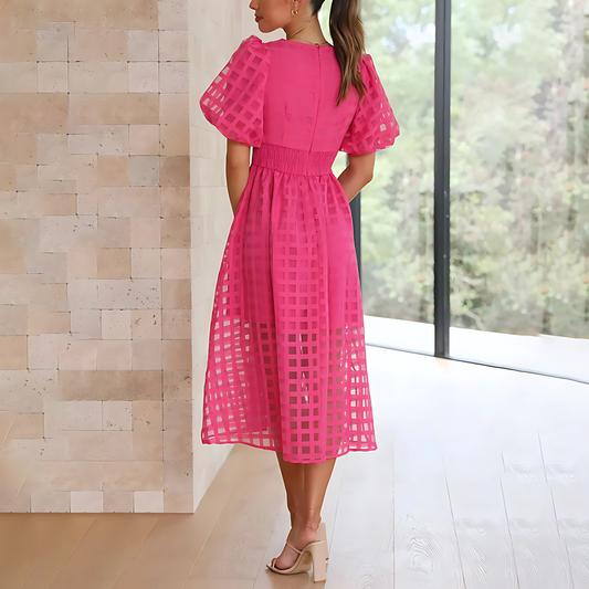 LB | Elegancka sukienka midi