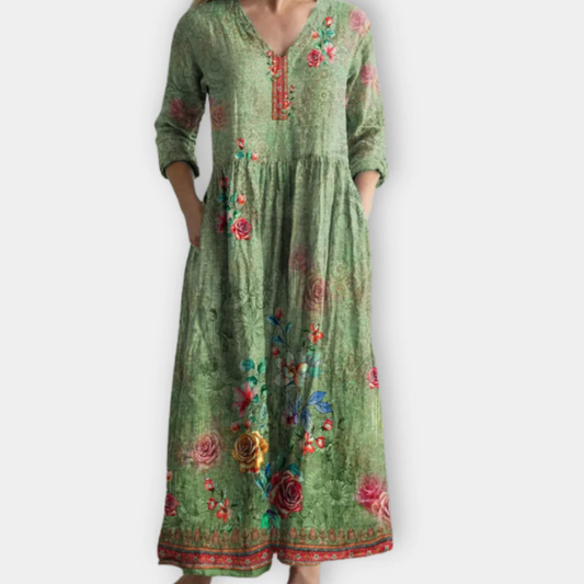 LB | Sukienka midi Vintage Meadow