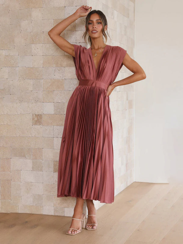LB | Sukienka midi plisowana ChicSelect