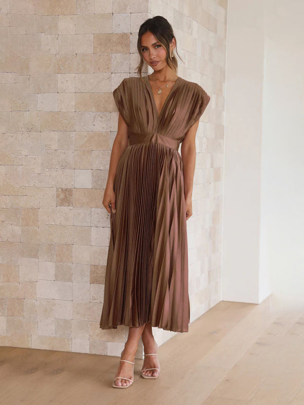 LB | Sukienka midi plisowana ChicSelect