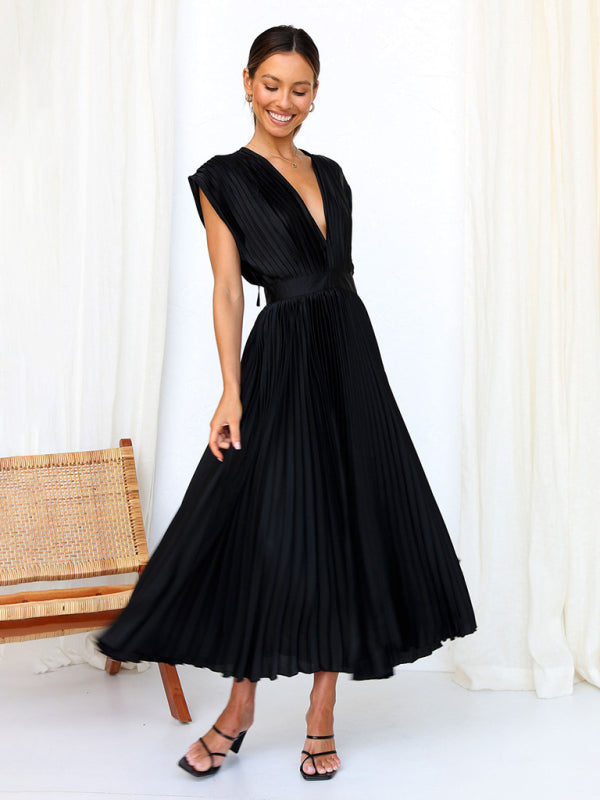 LB | Sukienka midi plisowana ChicSelect