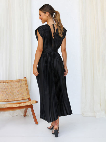 LB | Sukienka midi plisowana ChicSelect