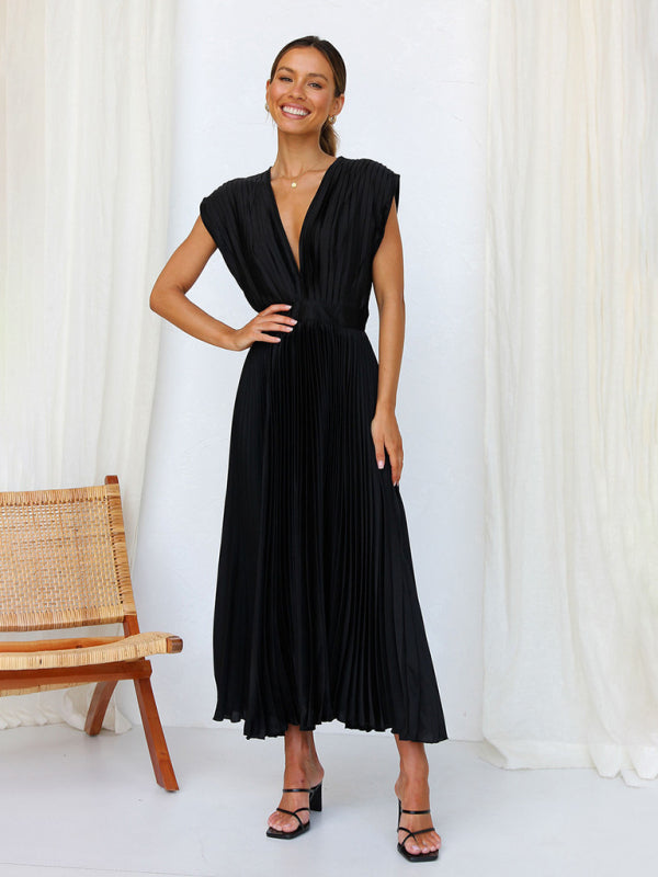 LB | Sukienka midi plisowana ChicSelect