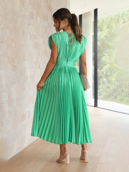 LB | Sukienka midi plisowana ChicSelect