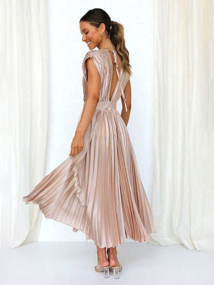 LB | Sukienka midi plisowana ChicSelect