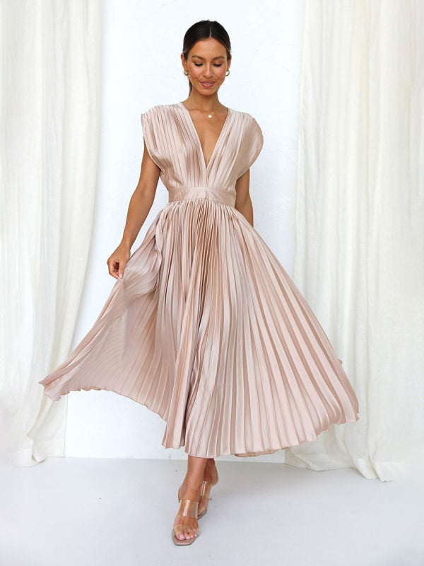 LB | Sukienka midi plisowana ChicSelect
