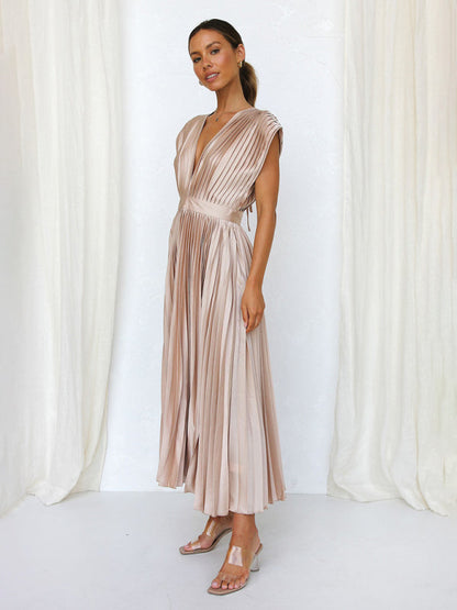 LB | Sukienka midi plisowana ChicSelect
