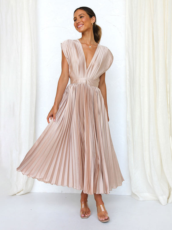 LB | Sukienka midi plisowana ChicSelect
