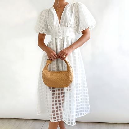 LB | Elegancka sukienka midi
