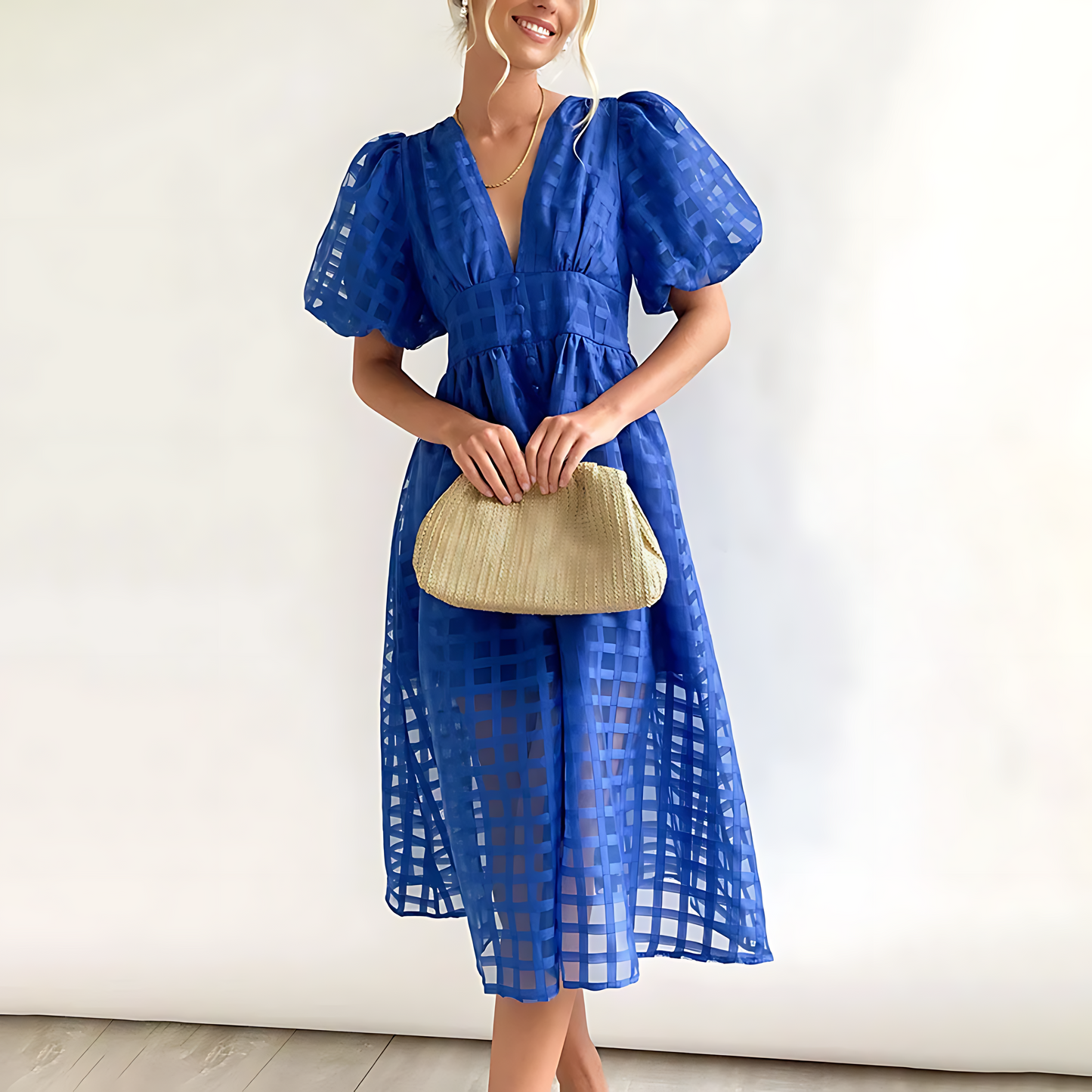 LB | Elegancka sukienka midi