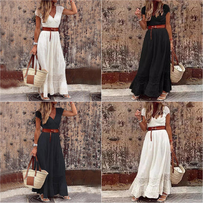 LB | "Carlina" designerska sukienka maxi