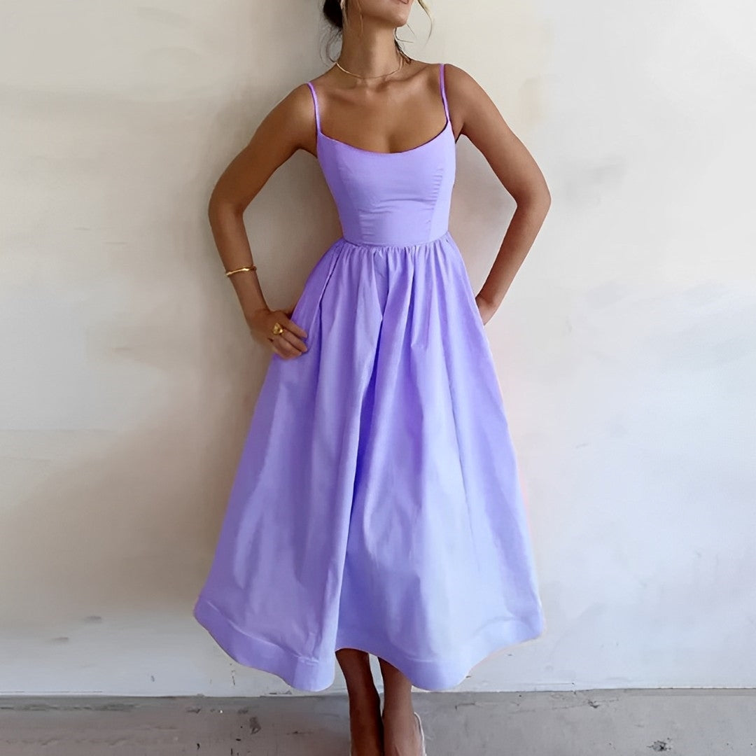 LB | Stylowa letnia sukienka midi