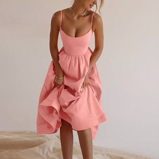 LB | Stylowa letnia sukienka midi