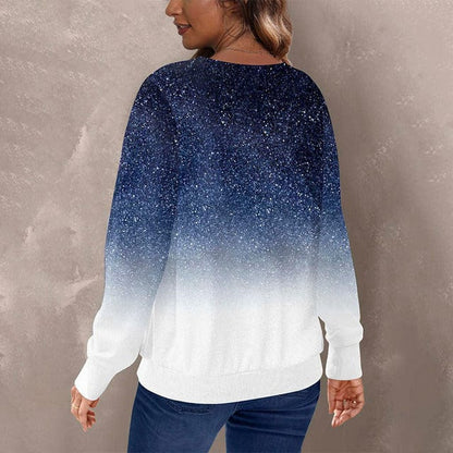 AS | Lavigne - Modny sweter w kolorze niebieskim
