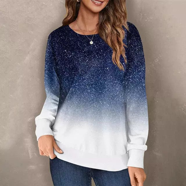 AS | Lavigne - Modny sweter w kolorze niebieskim
