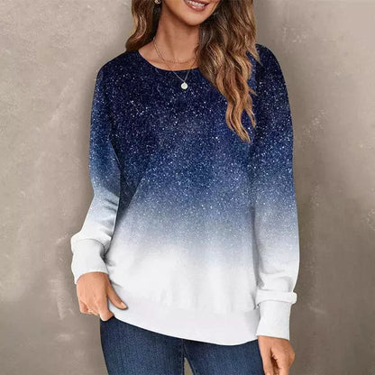 AS | Lavigne - Modny sweter w kolorze niebieskim